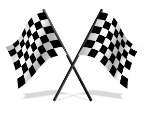 checkered flags